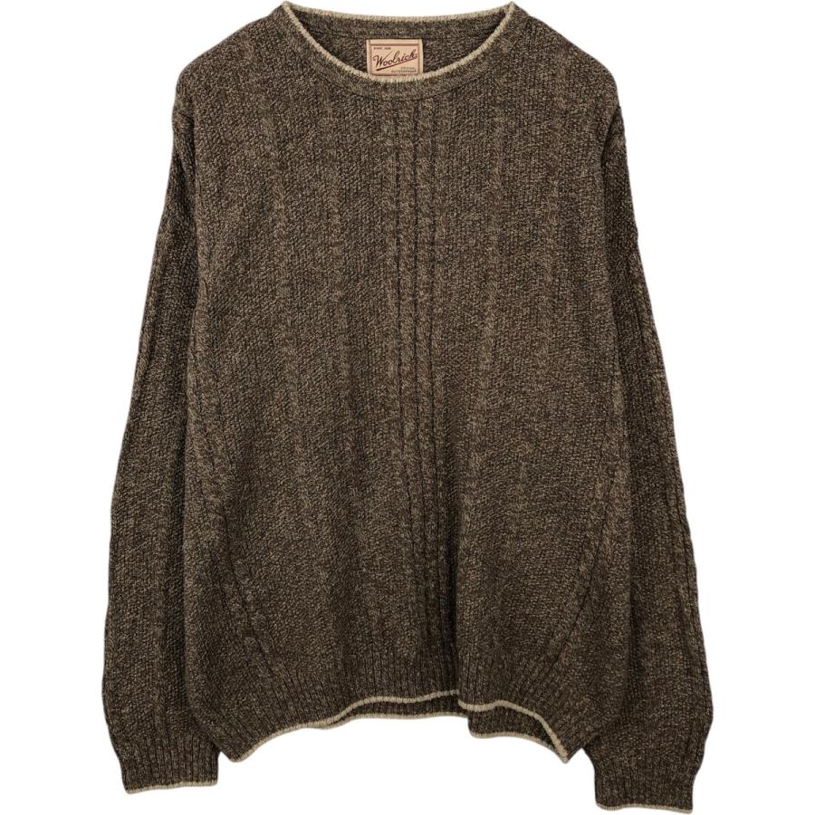 WOOLRICH（ウールリッチ） 古着 00年代 ケーブル編み コットンニット 
