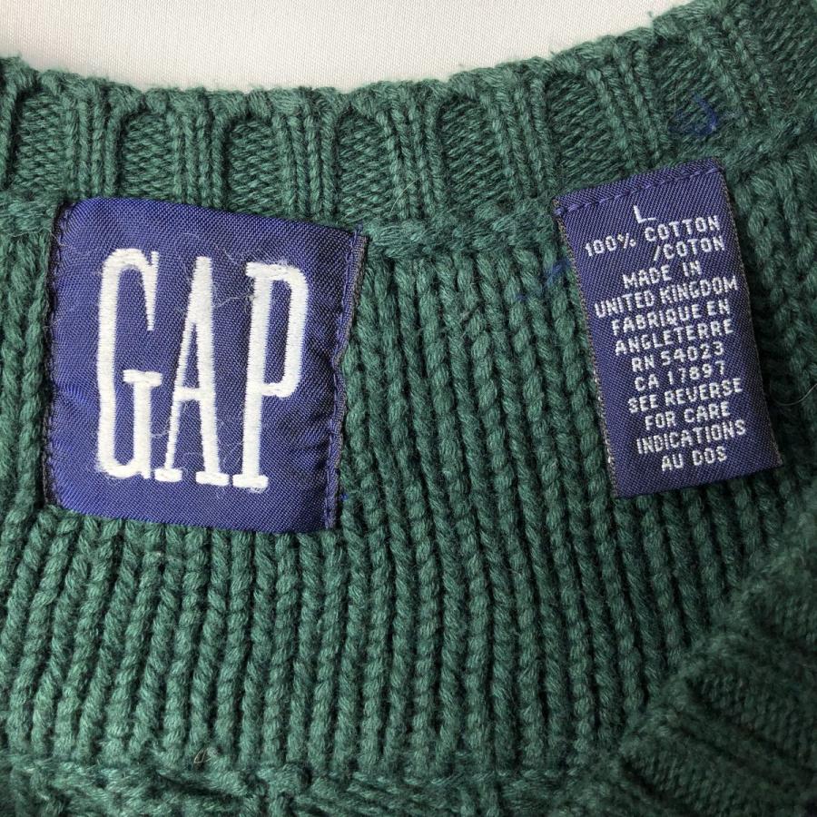 GAP（ギャップ） 古着 GAP Vネック コットンニットセーター 英国製