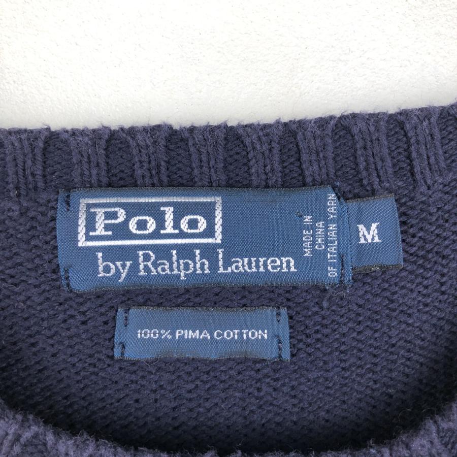 古着 ラルフローレン Ralph Lauren POLO by ピマコットンニット