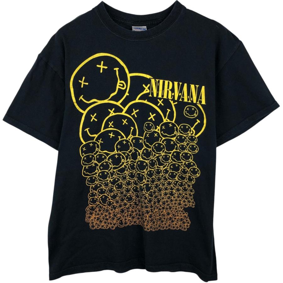 バンT 古着 サークルTシャツ NIRVANA ヴィンT バンドT ハンソン HANSON ニルヴァーナ NIRVANA GILDAN ギルダン 古着 コピーライト ギルダン ミュージシャン