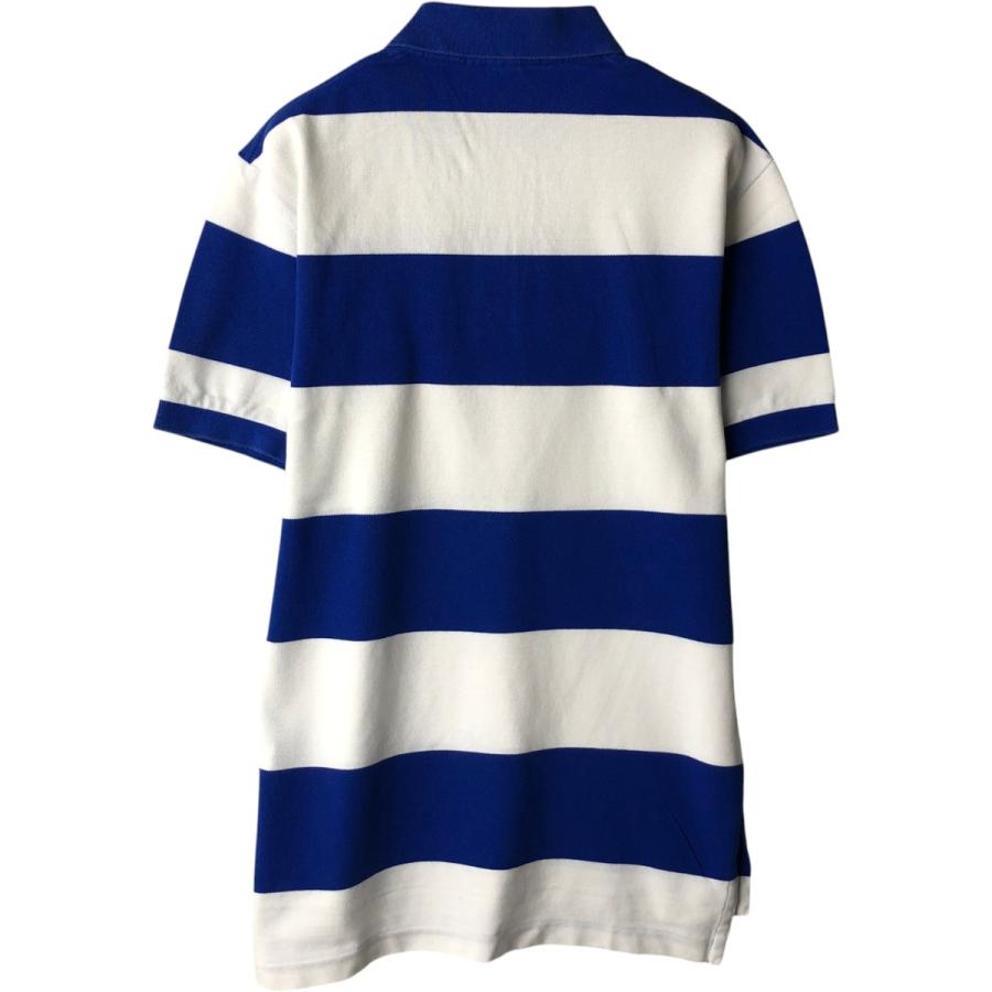 古着 ラルフローレン Ralph Lauren POLO by 半袖 ボーダー ポロシャツ 