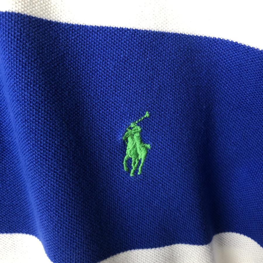 古着 ラルフローレン Ralph Lauren POLO by 半袖 ボーダー ポロシャツ