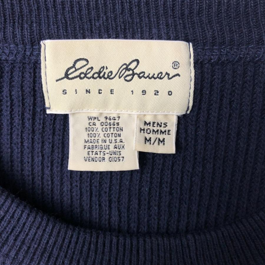 Eddie Bauer（エディーバウアー） 古着 コットンニットセーター USA製
