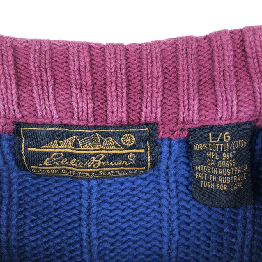 Eddie Bauer（エディーバウアー） 古着 80~90年代 黒タグ モックネック