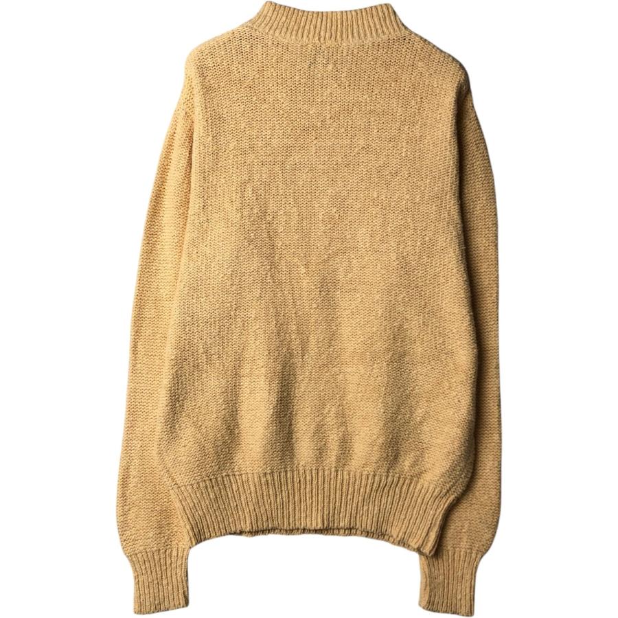 古着 70年代 ウールリッチ WOOLRICH ヘンリーネック コットンニットセーター メンズM相当 ヴィンテージ/eaa637516 WOOLRICH（ウールリッチ） 古着 70年代 ヘンリーネック コットンニット