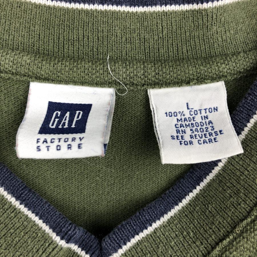 GAP（ギャップ） 古着 90年代 オールドギャップ 半袖VネックTシャツ