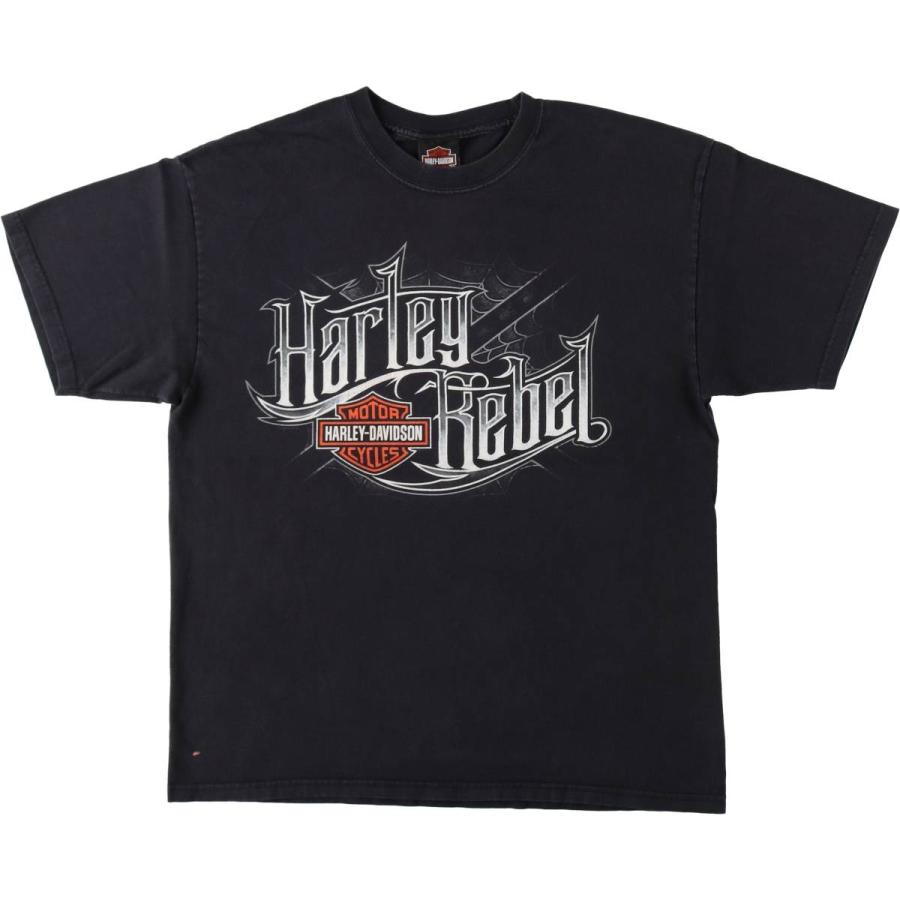 Harley Davidson Tシャシ 古着 ハーレーダビッドソン Harley-Davidson モーターサイクル バイクT