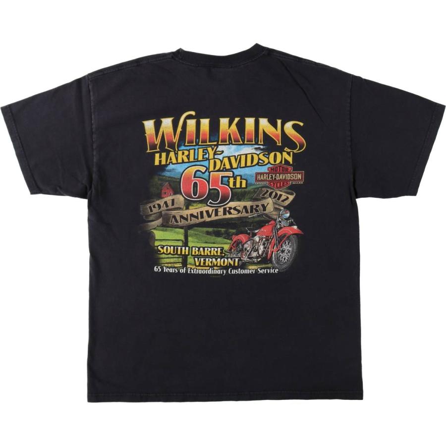 古着 ハーレーダビッドソン Harley-Davidson モーターサイクル バイクT