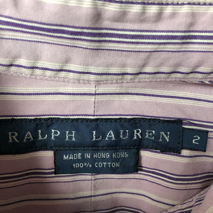 古着 ラルフローレン Ralph Lauren 長袖 コットンストライプシャツ レディースS相当/eaa637796 古着 ラルフローレン Ralph Lauren 長袖 コットンストライプシャツ