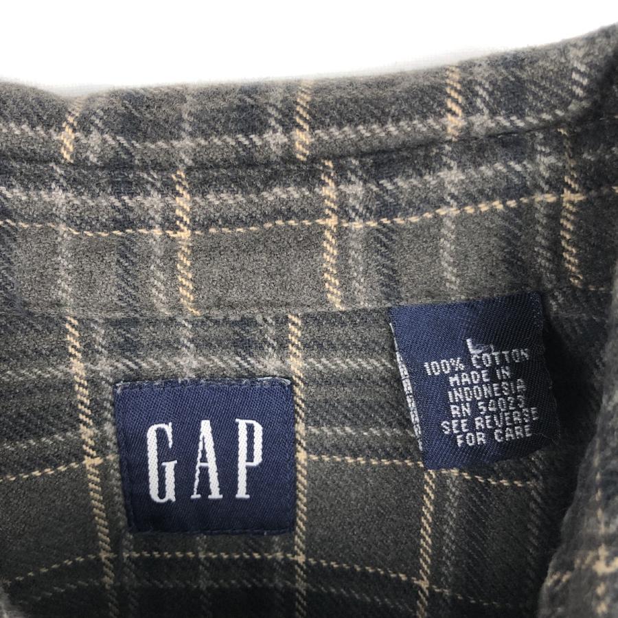 GAP（ギャップ） 古着 90年代 オールドギャップ 長袖 フランネル