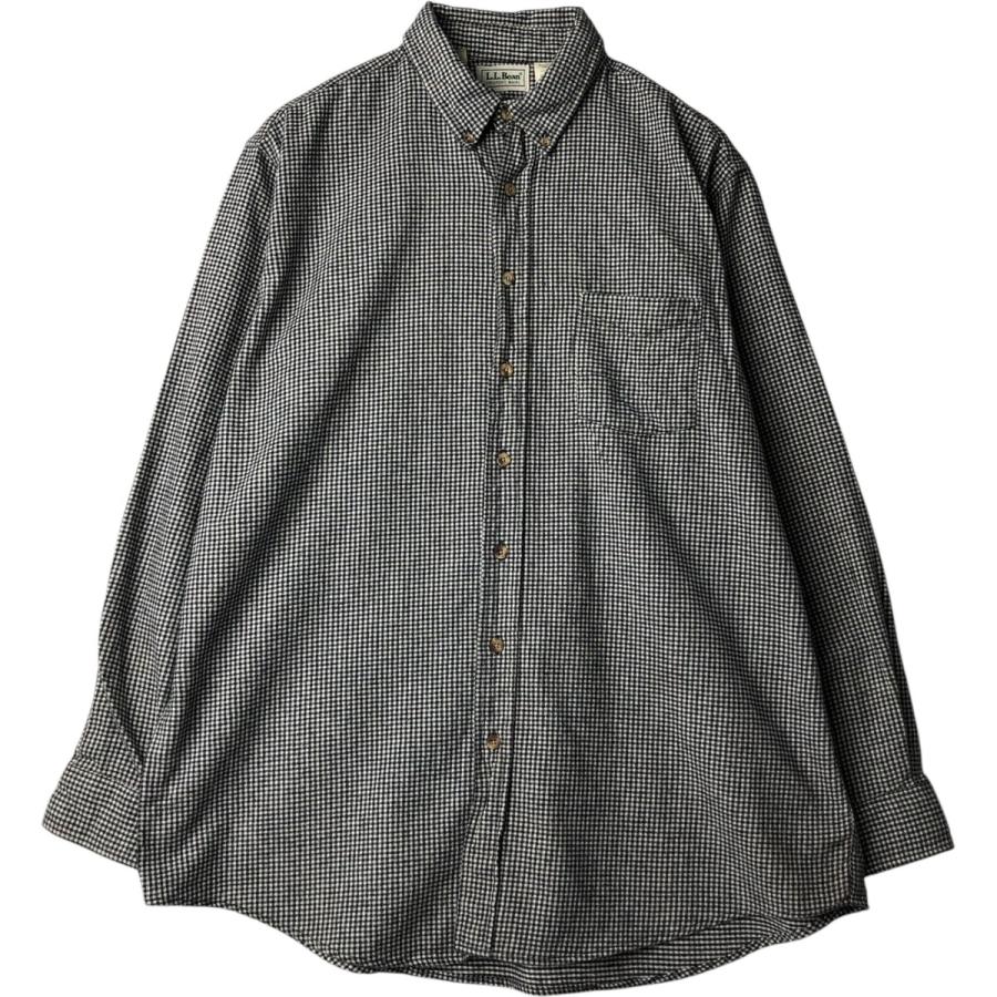 L.L.Bean（エルエルビーン） 古着 長袖 ボタンダウン フランネル