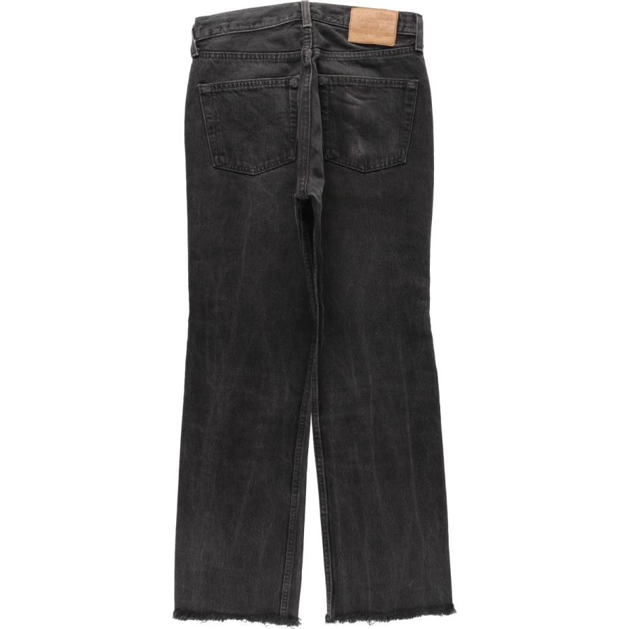 80s USA製 Levi'sリーバイス 505 ケミカルウォッシュ ブラック