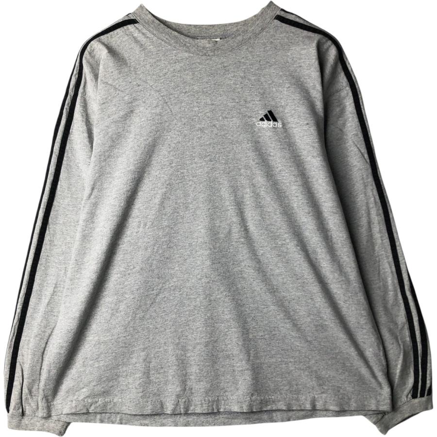 90s adidas 長袖 ビンテージ adidas ロンt 古着 90s USA製 アディダス