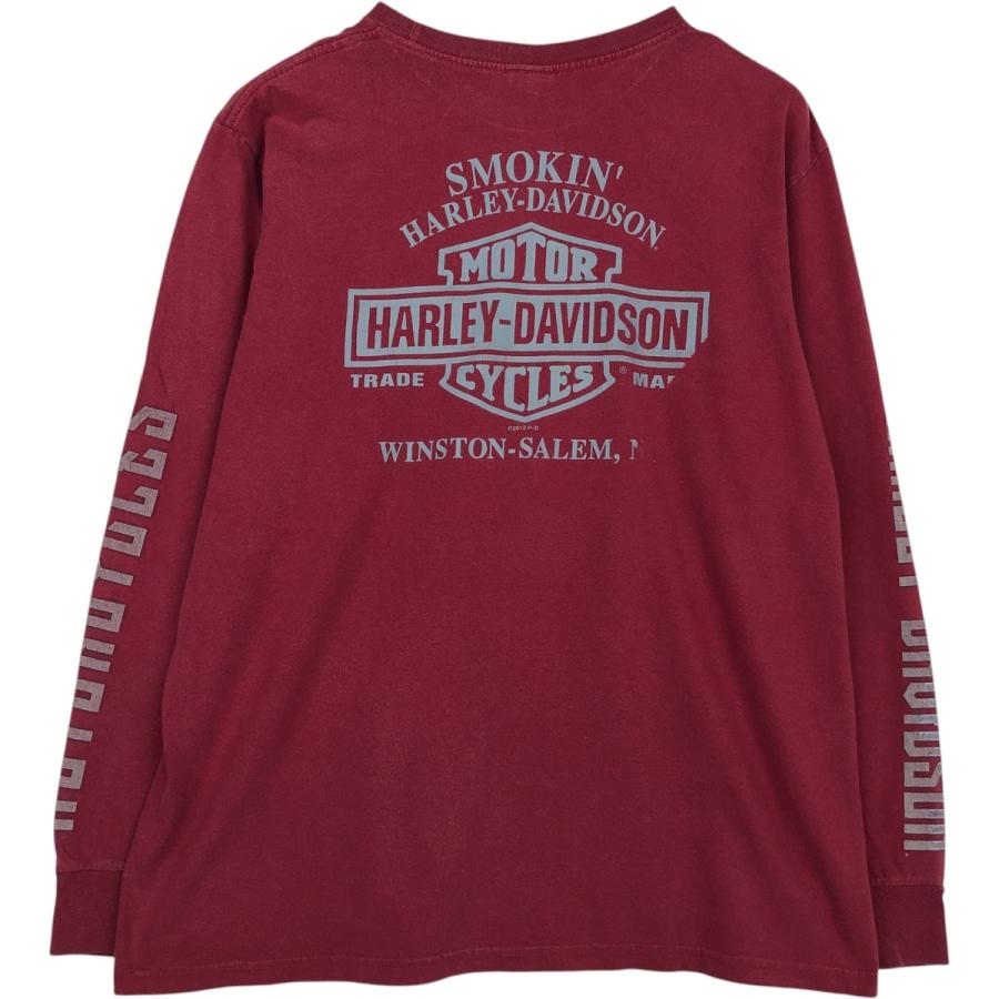 古着 ハーレーダビッドソン Harley-Davidson ロングTシャツ ロンT