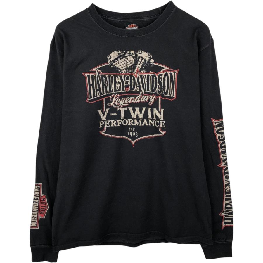 古着 ハーレーダビッドソン Harley-Davidson モーターサイクル ロングT
