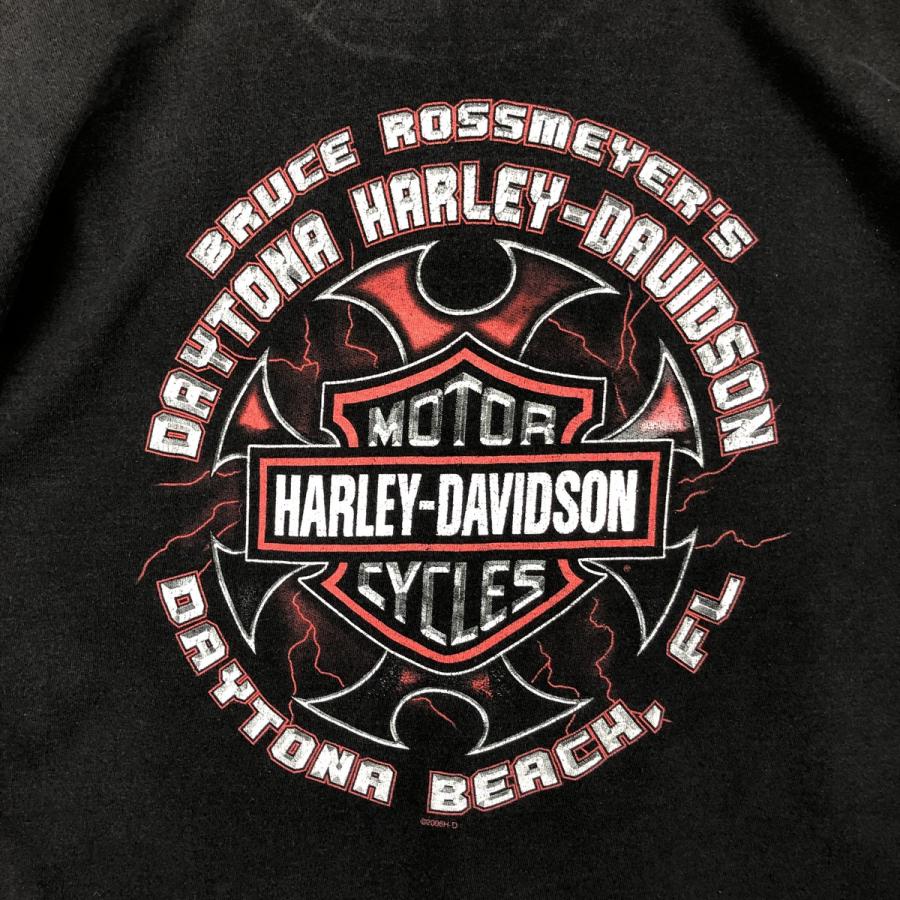 古着 ハーレーダビッドソン Harley-Davidson ファイヤーパターン