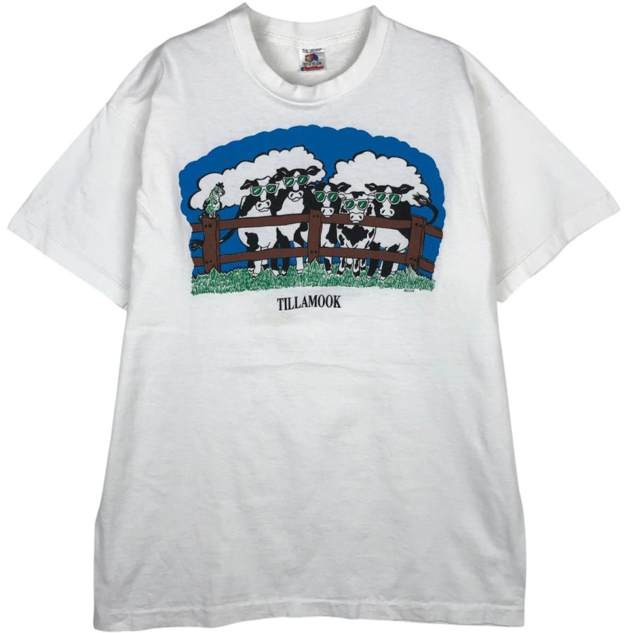 FRUIT OF THE LOOM（フルーツオブザルーム） 古着 90年代 牛柄
