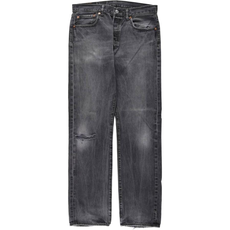 古*t様 リーバイス levis 501 ストレートデニム ブラック W34L3 Levi's（リーバイス） 古着 Levi's 501 ブラックデニム ストレート