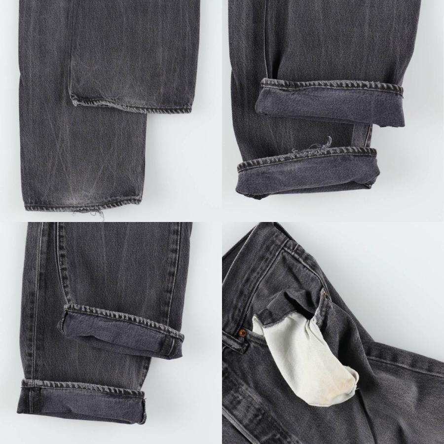 古*t様 リーバイス levis 501 ストレートデニム ブラック W34L3 Levi's（リーバイス） 古着 Levi's 501 ブラックデニム ストレート