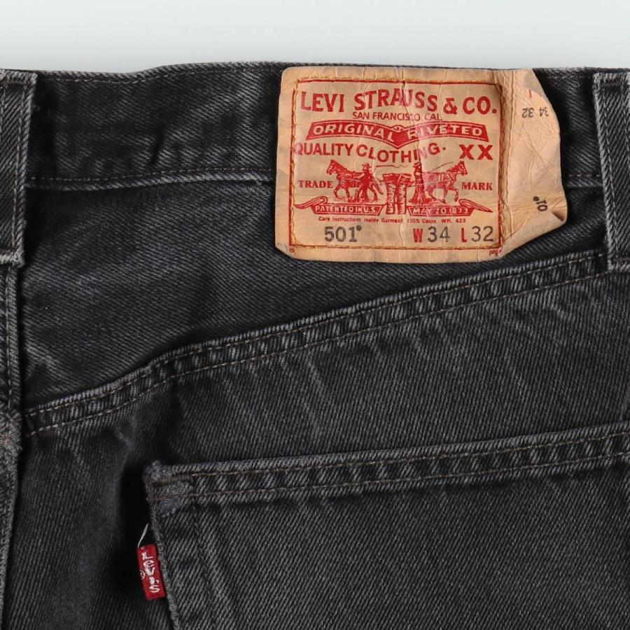Levi's（リーバイス） 古着 Levi's 501 ブラックデニム ストレート