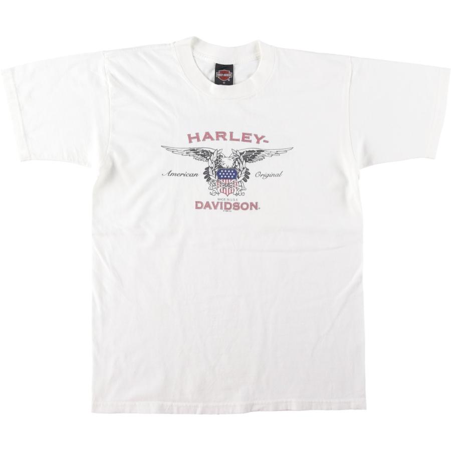 古着 90年代 ハーレーダビッドソン Harley-Davidson 鷲柄 イーグル柄