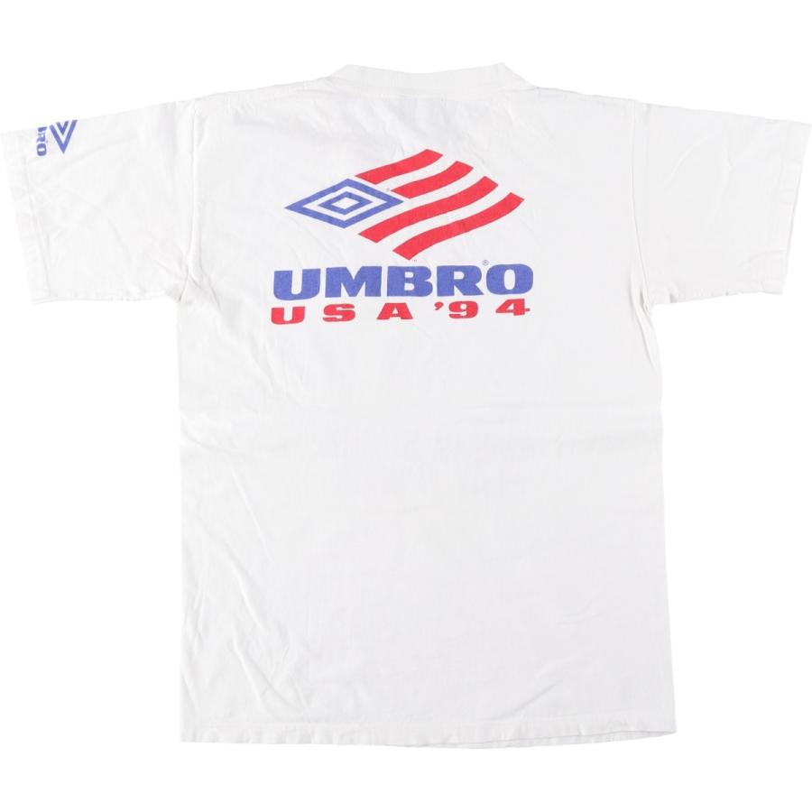 umbro（アンブロ） 古着 90年代 青タグ スポーツプリントTシャツ USA製