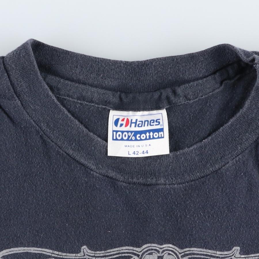 Hanes（ヘインズ） 古着 80年代 プリントTシャツ USA製 メンズL相当
