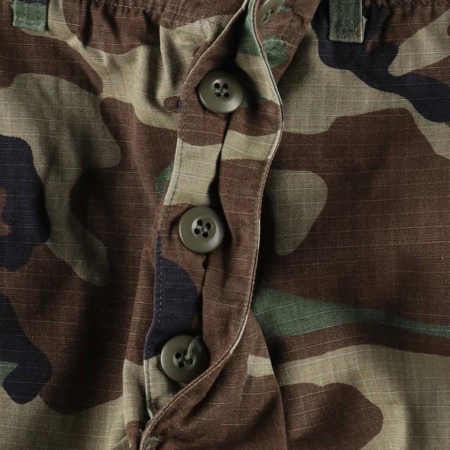 古着 90年代 米軍実品 迷彩柄 ウッドランドカモ リップストップ
