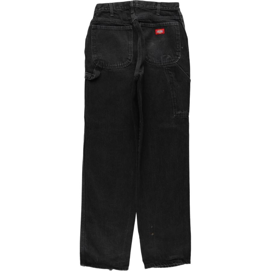 ディッキーズDickies古着ダブルニーブラックデニムペインターパンツM358 Dickies（ディッキーズ） 古着 ブラックデニムペインターパンツ メンズ