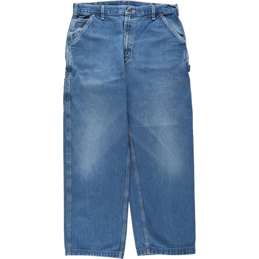 古着 カーハート Carhartt Dungaree Fit デニムペインターパンツ メンズw35相当/eaa639286 Carhartt（カーハート） 古着 Carhartt Dungaree Fit デニムペインター