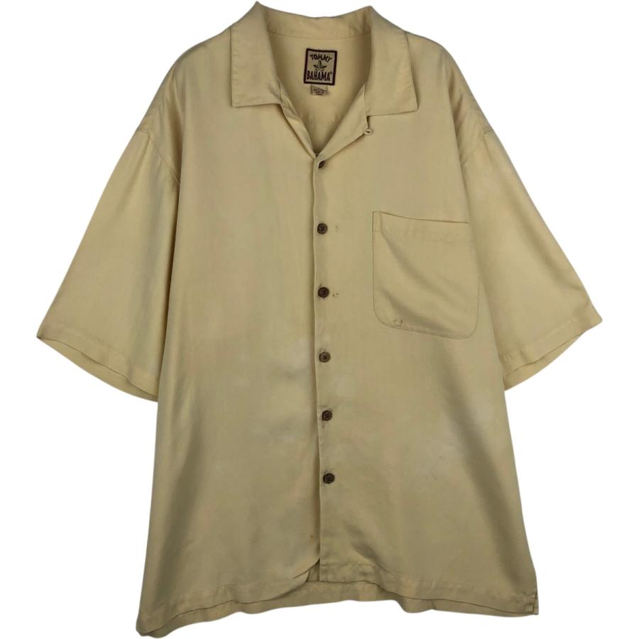 古着 90年代 トミーバハマ Tommy Bahama 半袖 オープンカラー シルク