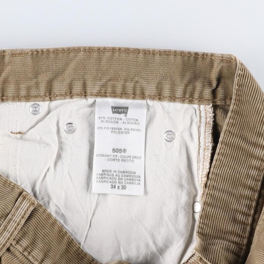 Levi's（リーバイス） 古着 Levi's 505 STRAIGHT FIT コーデュロイ