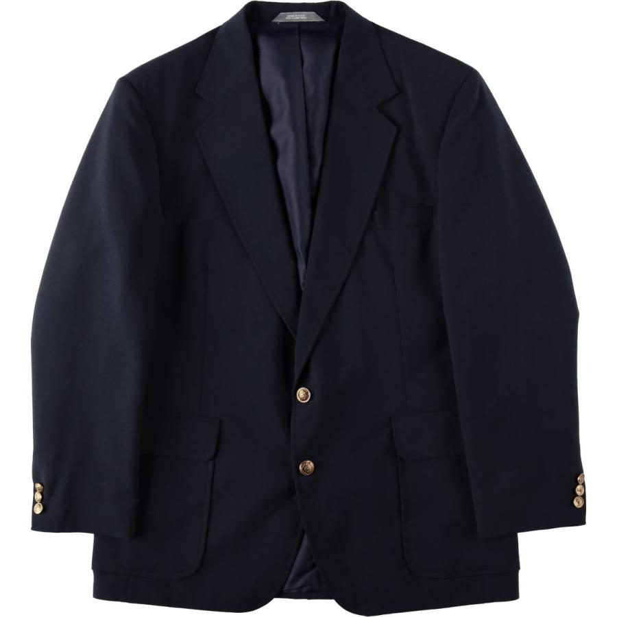 古着 ハガー HAGGAR 紺ブレザー テーラードジャケット USA製 メンズL 