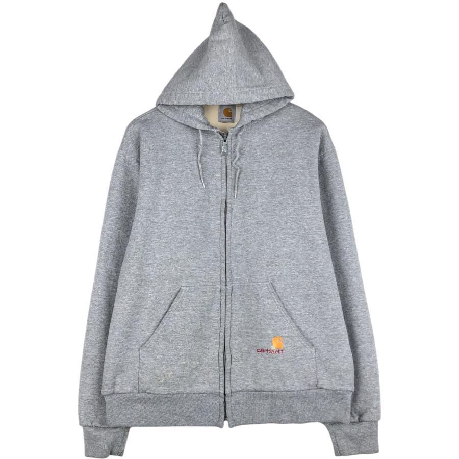 Carhartt（カーハート） 古着 スウェットフルジップパーカー メンズXL