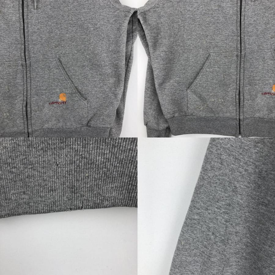 古着 カーハート Carhartt スウェットフルジップパーカー メンズXL相当 ヴィンテージ/eaa639976 Carhartt（カーハート） 古着 スウェットフルジップパーカー メンズXL