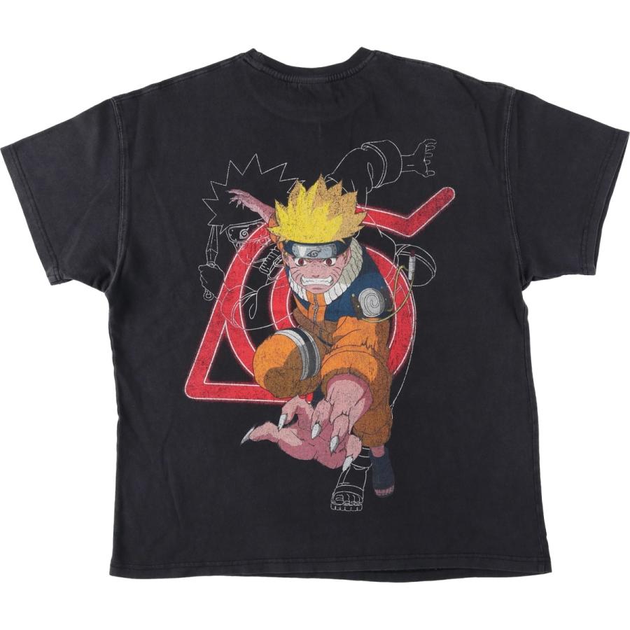 古着 ナルト服アニメ 古着Tシャツ アニメ 00s NARUTO 少年期うずまき