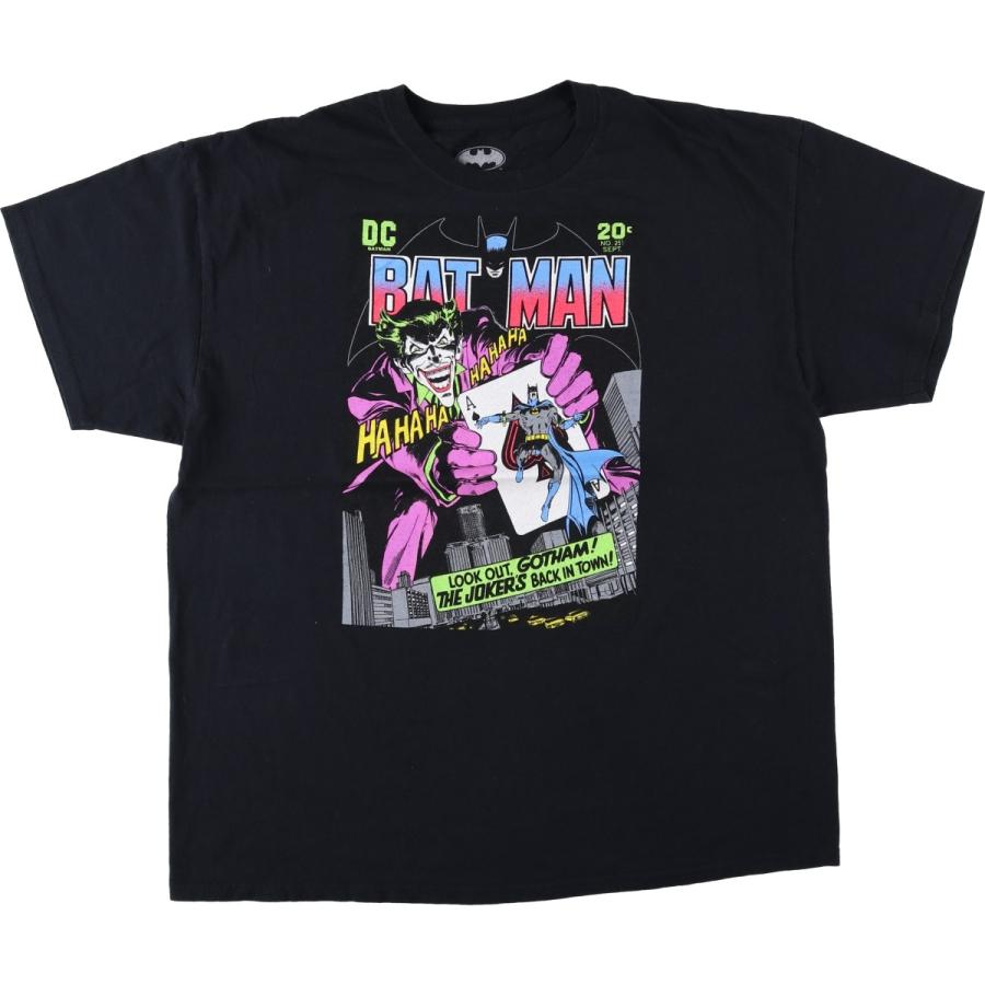 古着 BATMAN バットマン ジョーカー キャラクタープリントTシャツ 