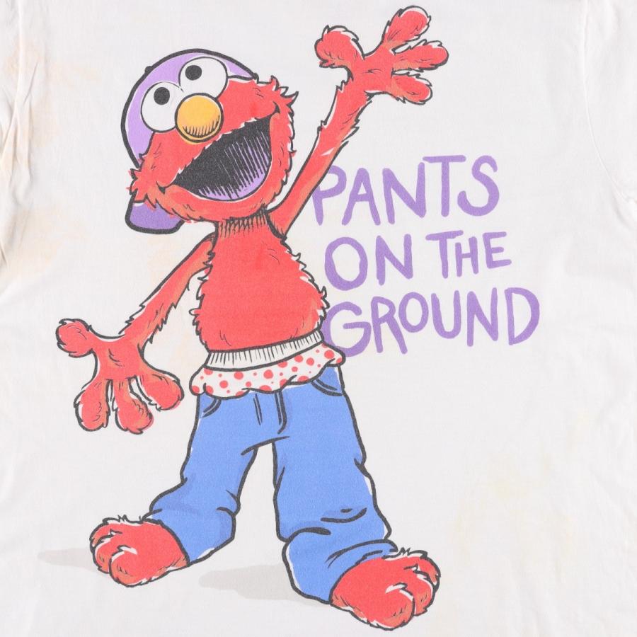 古着 SESAME STREET セサミストリート エルモ キャラクタープリントT