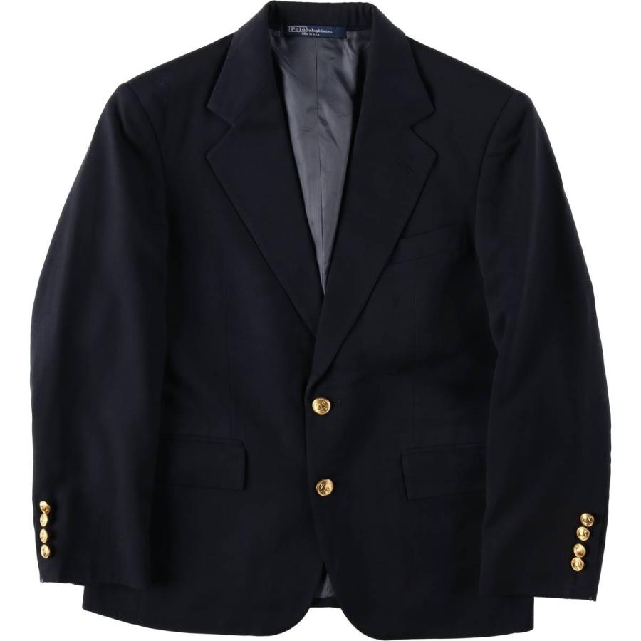 古着 90年代 ラルフローレン POLO by Ralph Lauren 紺ブレザー
