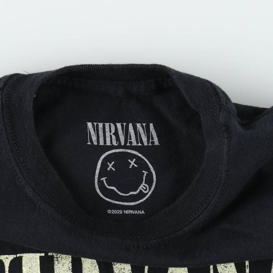 にるばな 古着 NIRVANA ニルヴァーナ バンドTシャツ バンT メンズS相当