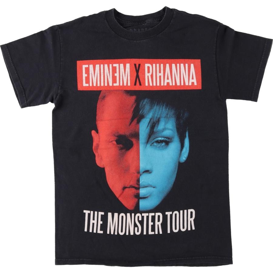 エミネム×リアーナ　バンドTシャツ 古着 EMINEM×RIHANNA エミネム×リアーナ バンドTシャツ バンT メンズS