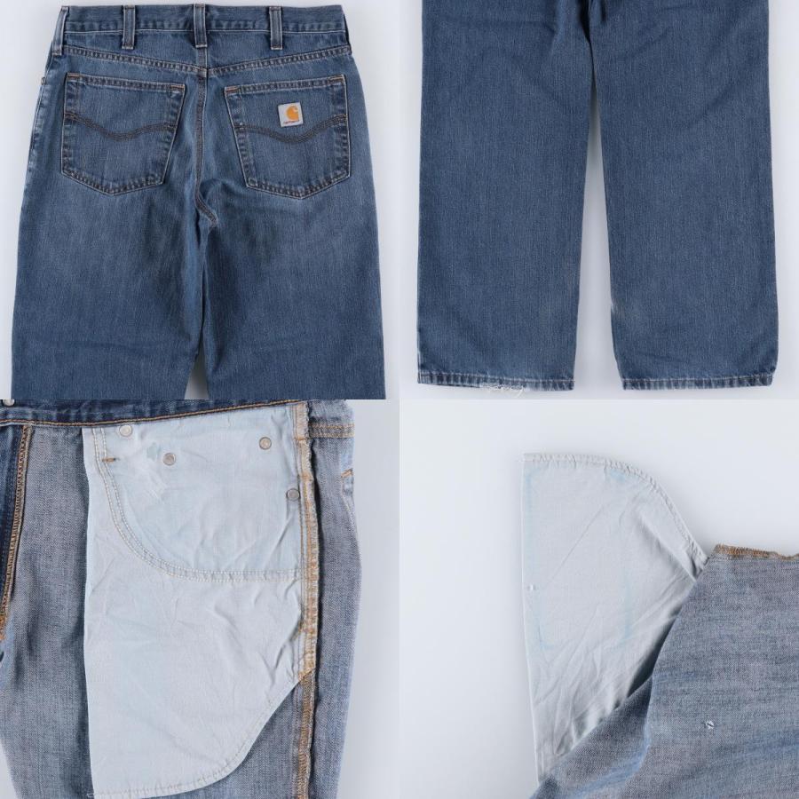 古着 カーハート Carhartt RELAXED FIT ストレートデニムパンツ メンズw33相当/eaa640501 Carhartt（カーハート） 古着 Carhartt RELAXED FIT ストレートデニム