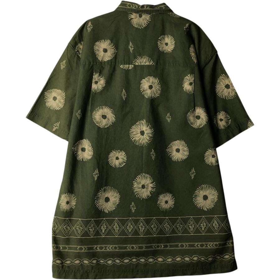 古着 ラルフローレン Ralph Lauren CHAPS チャップス 総柄 半袖 オープンカラー コットンシャツ メンズM相当/eaa640923 古着 ラルフローレン Ralph Lauren CHAPS チャップス 総柄 半袖