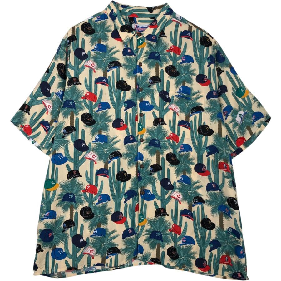 【90s】【MADE IN USA】reyn spooner 総柄レーヨンシャツ reyn spooner（レインスプーナー） 古着 90年代 GENUINE MERCHANDISE