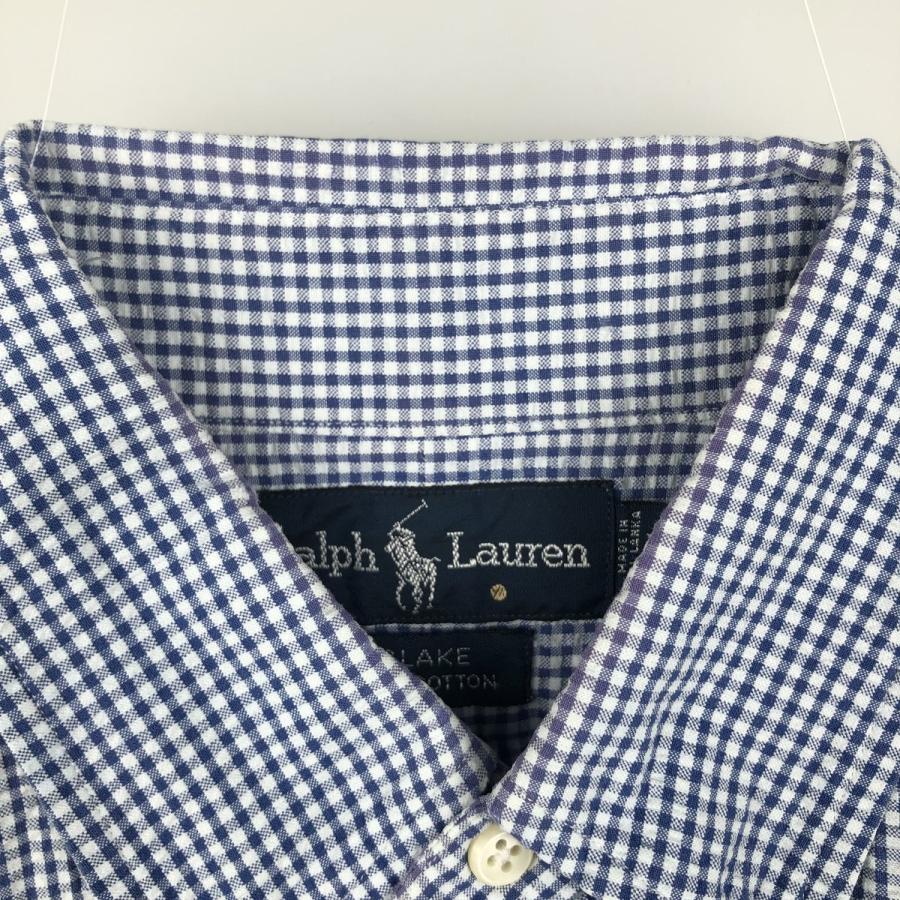 古着 ラルフローレン Ralph Lauren BLAKE ギンガムチェック シア