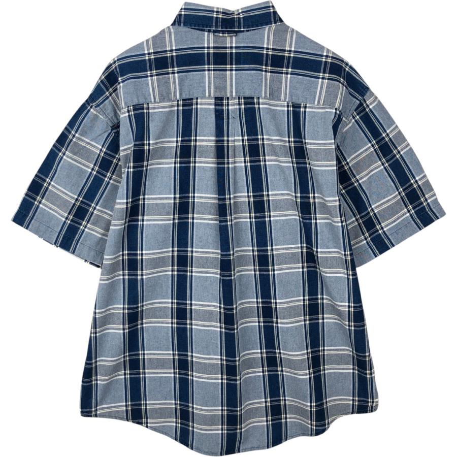 Eddie Bauer（エディーバウアー） 古着 半袖 ボタンダウン チェック
