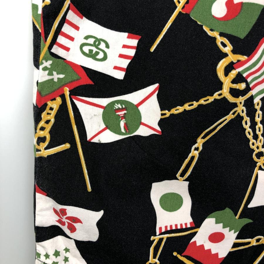 STUSSY（ステューシー） 古着 総柄 半袖 コットンシャツ ボックス