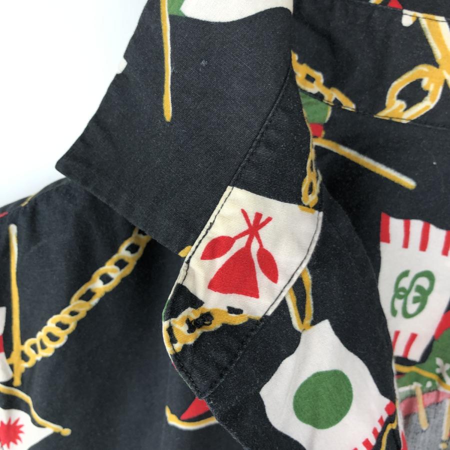 STUSSY（ステューシー） 古着 総柄 半袖 コットンシャツ ボックス