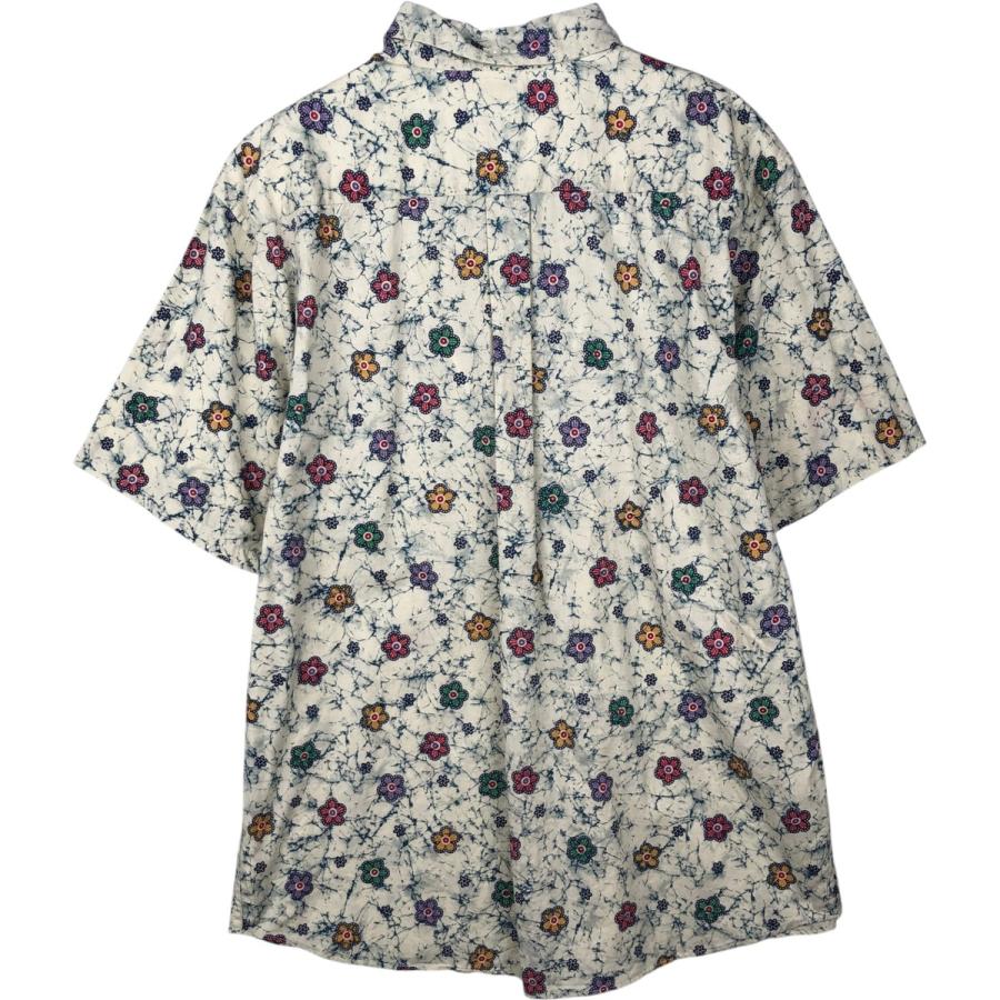STUSSY（ステューシー） 古着 総柄 花柄 ボタンダウン ハワイアン
