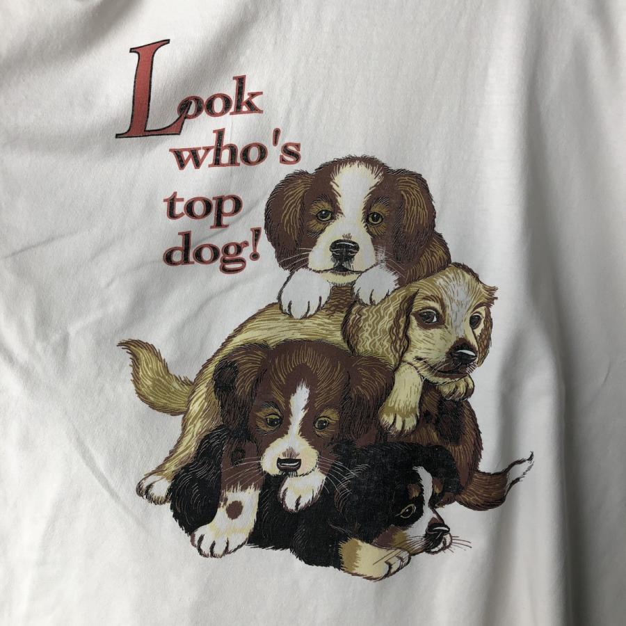 古着 90年代 Joe Boxer 犬柄 アニマルTシャツ メンズL相当